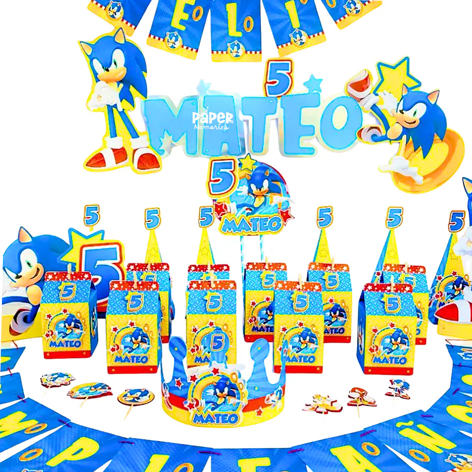 Cotillón Sonic  1