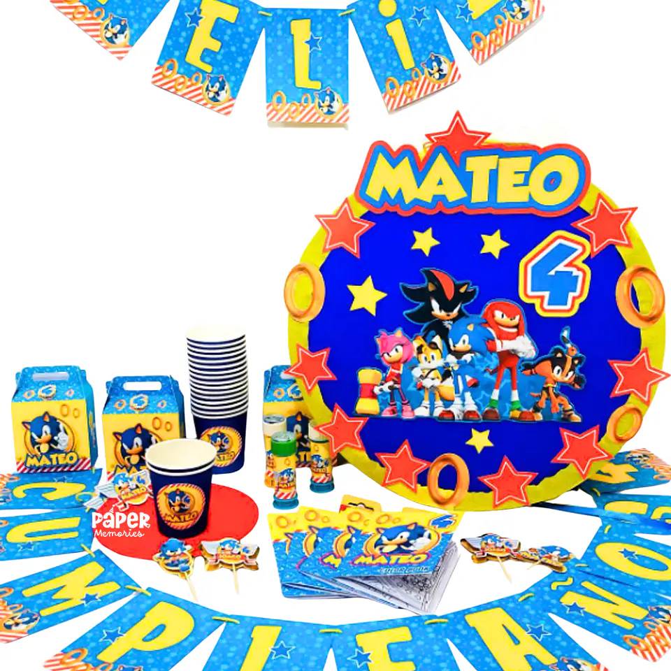 Cotillón Sonic  1