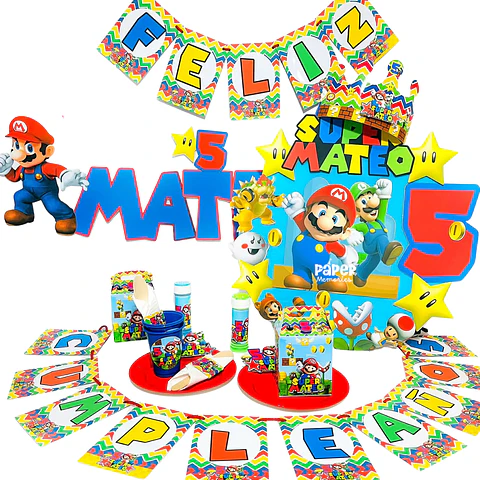 Cotillón Super Mario 