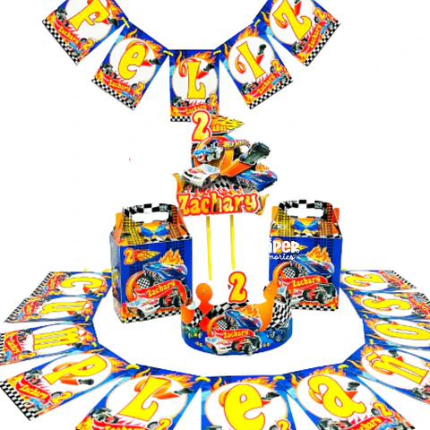Cotillón Hot wheels 