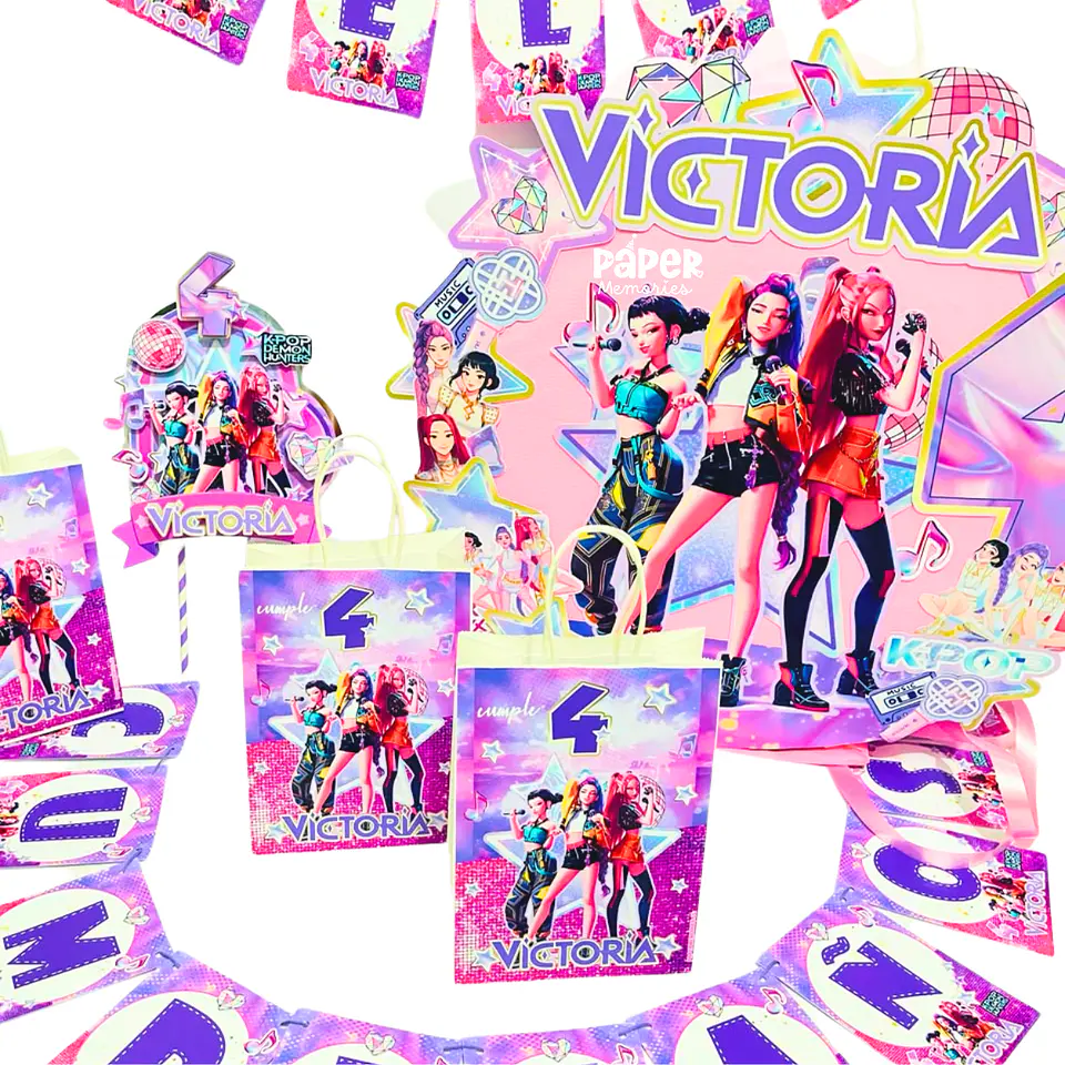 Cotillon K pop huntrix 1