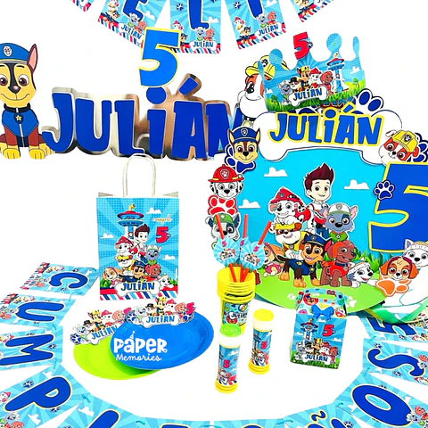 Cotillón Paw patrol 