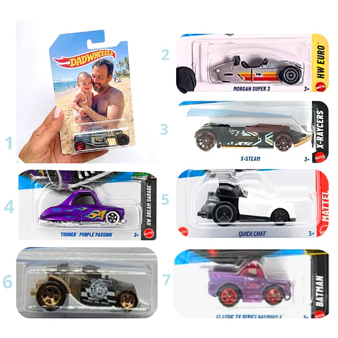 Auto Hotwheels personalizado