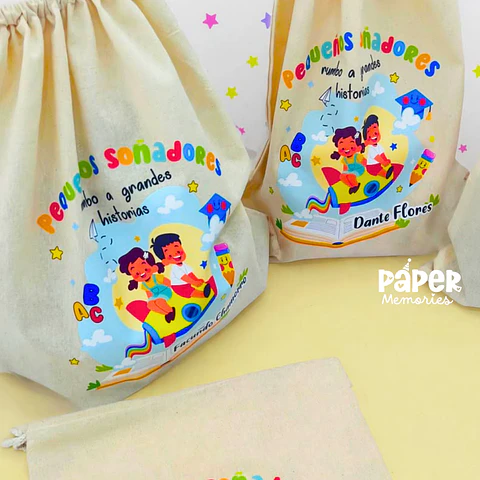 Mochila estampada 