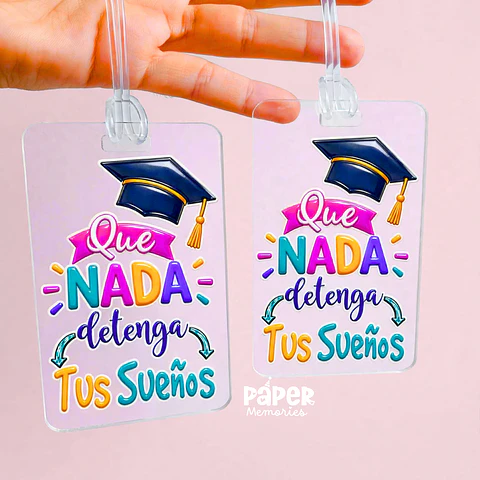 Tag personalizado para mochila