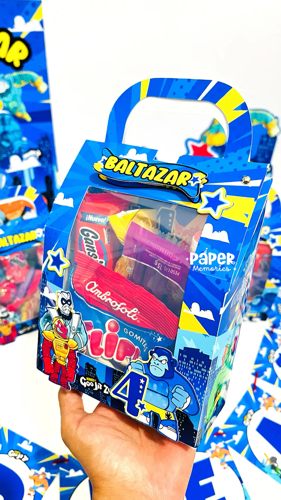 Cajita visor con dulces y souvenirs 2