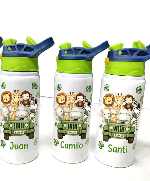 Botella estampada