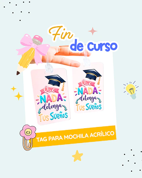 Tag personalizado para mochila