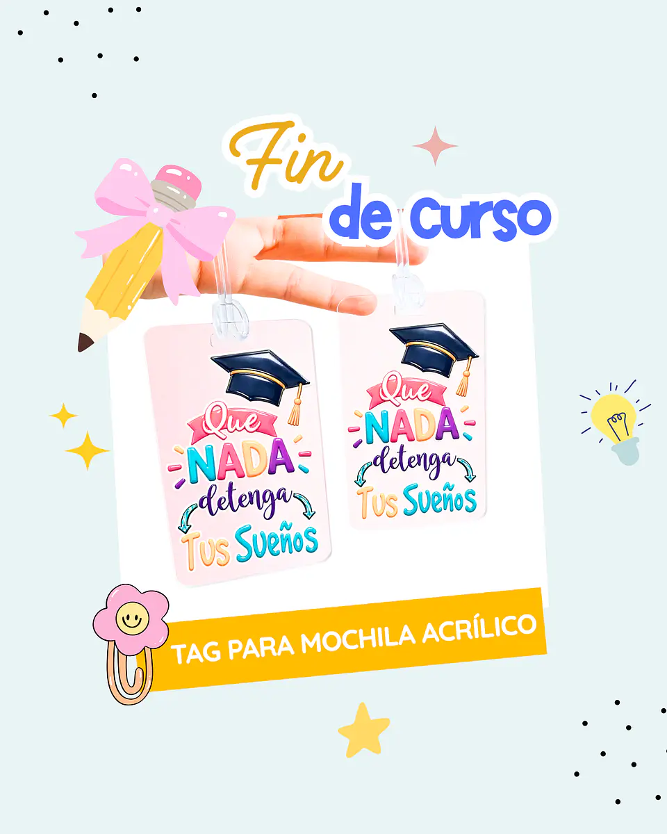 Tag personalizado para mochila 1