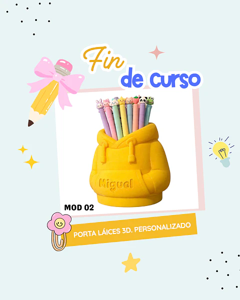 Porta lápices 3D