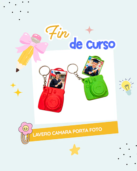 Llavero porta foto
