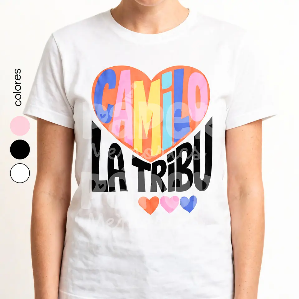 Poleras concierto Camilo La Tribu 5