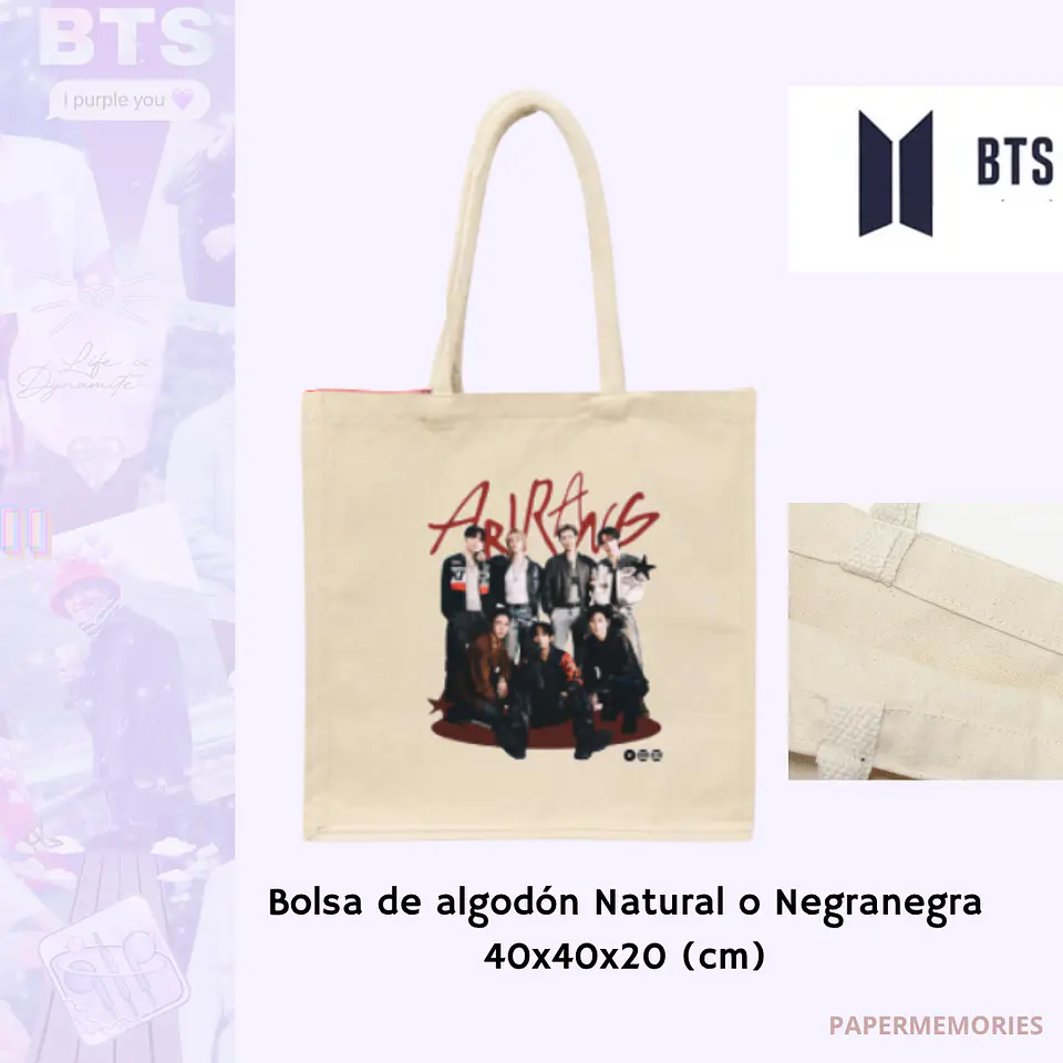 Bolso arirang Bts 2