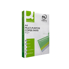  Papel fotocopia q-connect economy din a4 80 gr   500fl