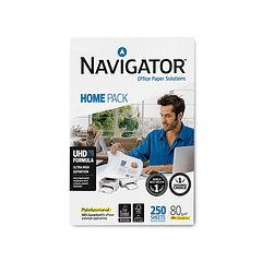   Papel fotocopia navigator home A4 80 gr 1 x 250