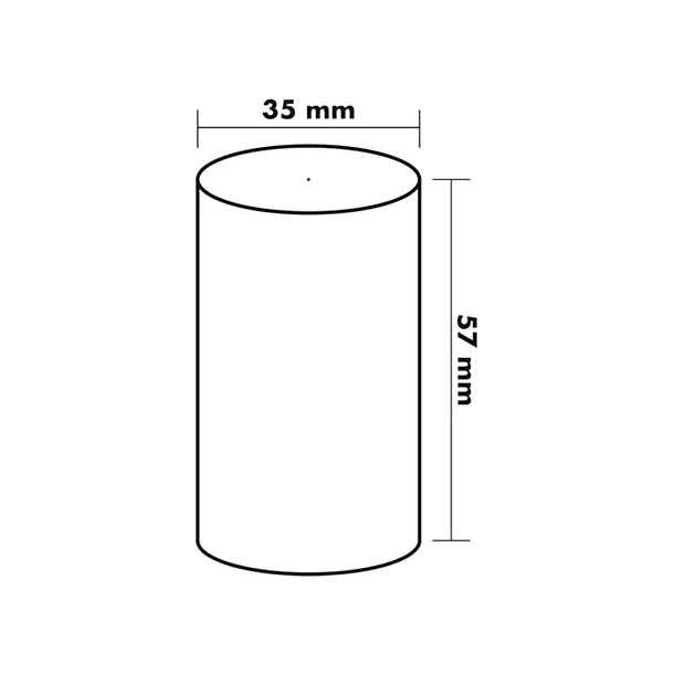 Rolo termico para impressora 57x35x11 mm pack 10 un 3