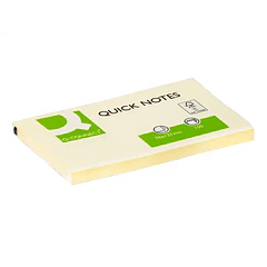 Bloco notas adesivas amarelo 76x127 100fl. 12un.