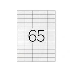 Etiquetas adesivas A4 38,1 x 21,2 mm.