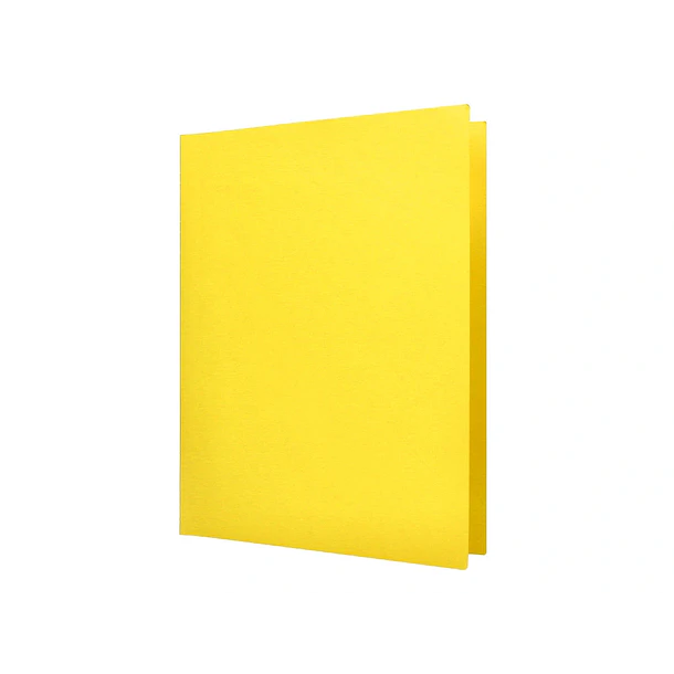 Classificador  cartolina A4 180gr amarelo intenso 50 un 2