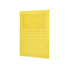 Classificador  cartolina c/ janela  A4 180gr amarelo 50 un 2