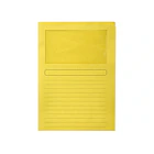 Classificador  cartolina c/ janela  A4 180gr amarelo 50 un 3