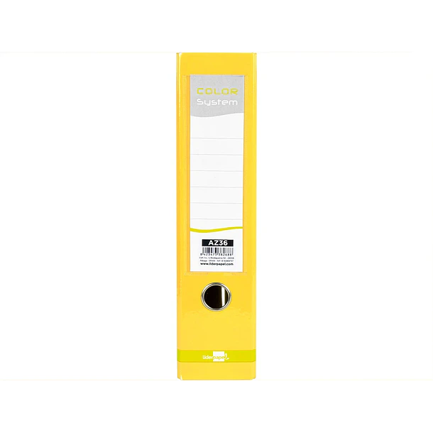  Pasta de arquivo  A4 L/80 Amarelo.	 2