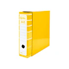 Pasta de arquivo A4 L/80 c/ caixa amarela. 1