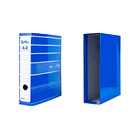 Pasta de arquivo A4 L/80 c/ caixa azul 3