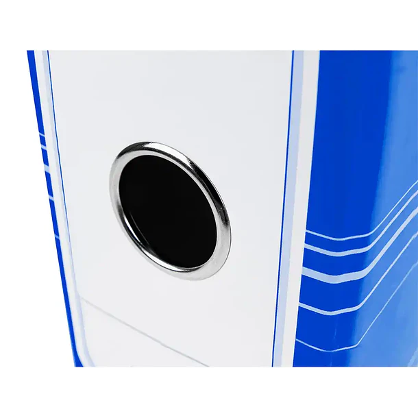 Pasta de arquivo A4 L/80 c/ caixa azul 5