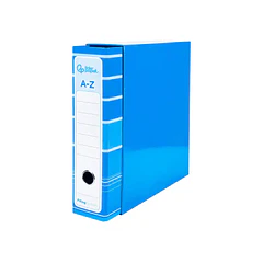 Pasta de arquivo A4 L/80 c/ caixa azul celeste