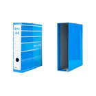 Pasta de arquivo A4 L/80 c/ caixa azul celeste 3
