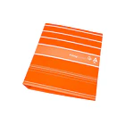 Pasta de arquivo A4 L/80 c/ caixa laranja 2