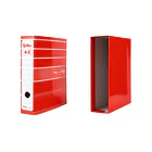 Pasta de arquivo A4 L/80 c/ caixa vermelho 3