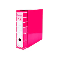 Pasta de arquivo A4 L/80 c/ caixa rosa
