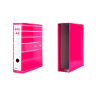 Pasta de arquivo A4 L/80 c/ caixa rosa 2