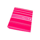 Pasta de arquivo A4 L/80 c/ caixa rosa 3