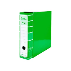 Pasta de arquivo A4 L/80 c/ caixa verde