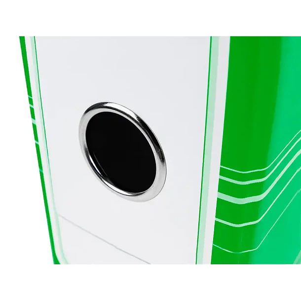 Pasta de arquivo A4 L/80 c/ caixa verde 5