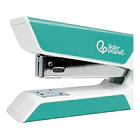 Agrafador liderpapel c/ oferta  saca agrafes +cx 1000 agrafes 24/6 cor turquesa 2
