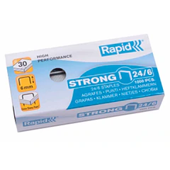 Agrafes rapid nº 24/6  strong  10 cxs de 1000 agrafes