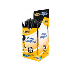 Esferografica bic cristal preta cx 50 un.