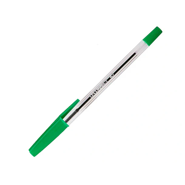  Esferografica cristal connect 0.7  verde  cx 50  1