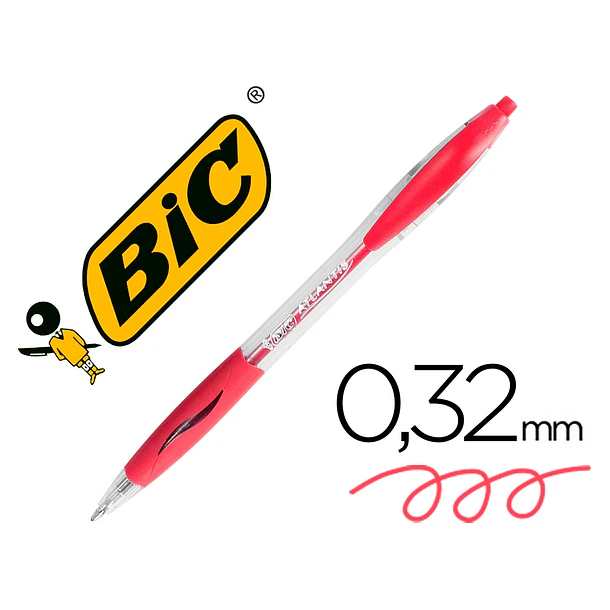 Esferografica bic atlantis vermelho cx 12 1