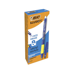 Esferografica bic gelocity illusion azul cx12