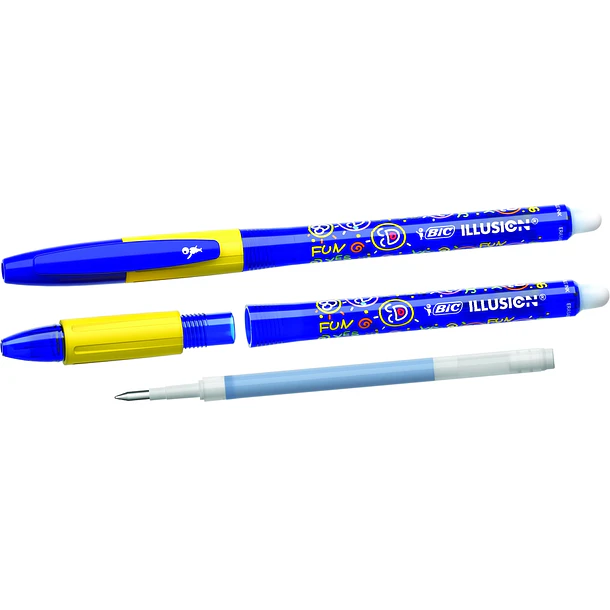 Esferografica bic gelocity illusion azul cx12 3