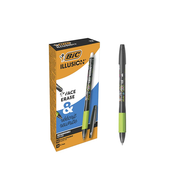 Esferografica bic gelocity illusion preto cx12 1