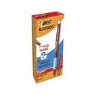 Esferografica bic gelocity illusion vermelho cx12 1