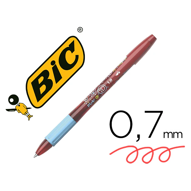Esferografica bic gelocity illusion vermelho cx12 2
