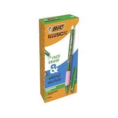    Esferografica bic gelocity illusion  verde cx 12