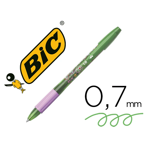    Esferografica bic gelocity illusion  verde cx 12 2